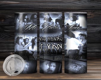 Mi Vida Loca Tumbler Wrap | My Crazy Life | Sublimation Tumbler Print | Love Hurts | Echo Parke | Chicano Lifestyle