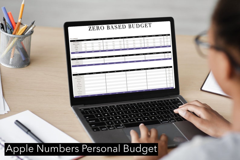 Annual Personal Budget Template numbers Monthly Breakdown Zero Based