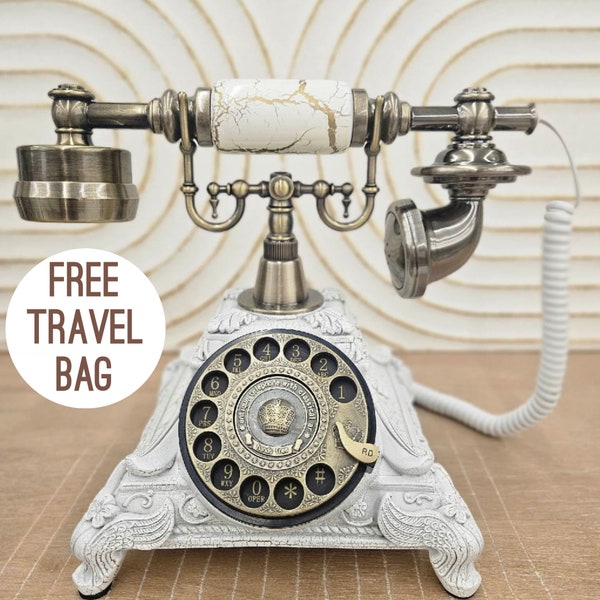 Vintage Audio Guestbook with Travel Bag