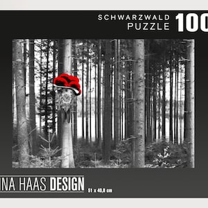 Puzzle Black Forest 1000 pieces (Black Forest, Cuckoo Clock, Forest, Bollenhut)