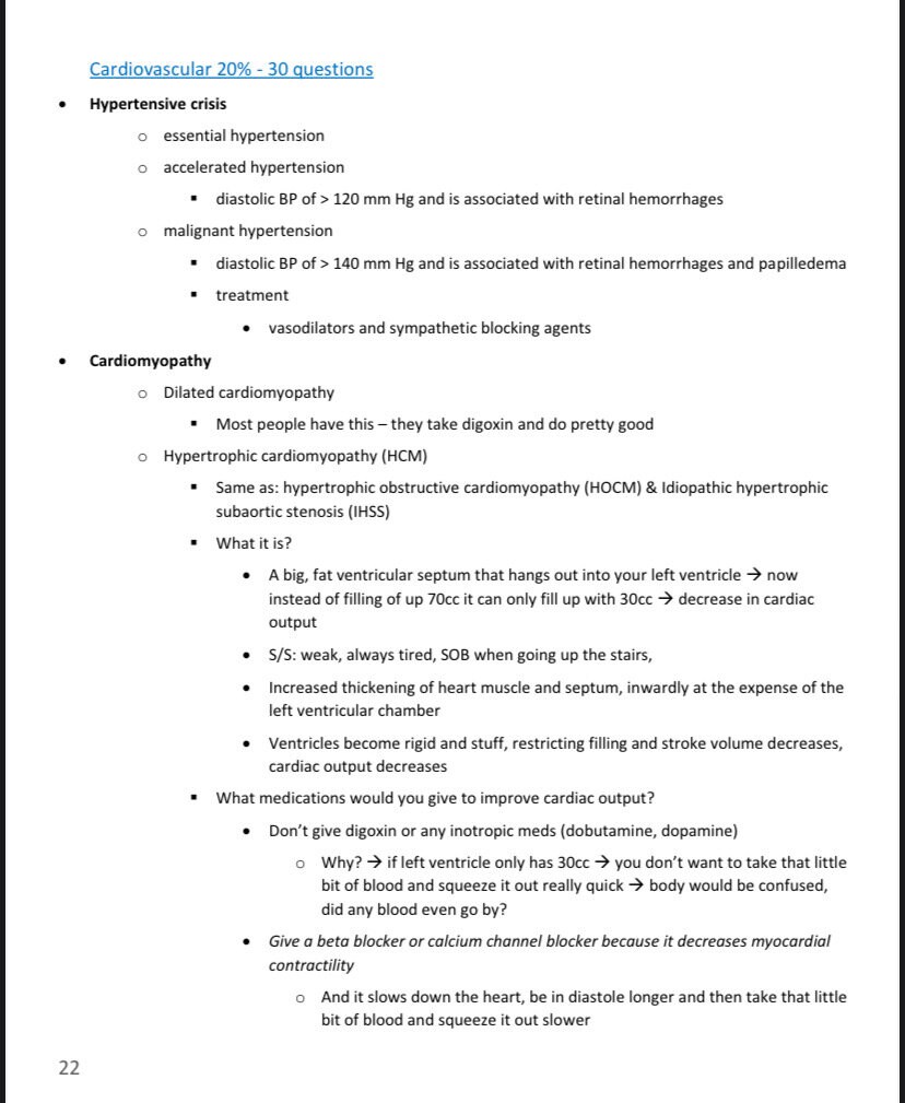 CCRN Exam Review Notes by Laura Gasparis (43 Pages) - Etsy