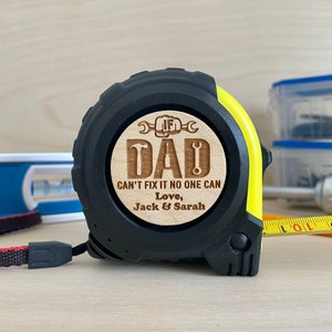 Personalized Fathers Day Gift for Dads, Personalized Tape Measure, Gifts for Him, Custom Tape Measure
