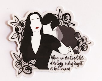 Addams family sticker