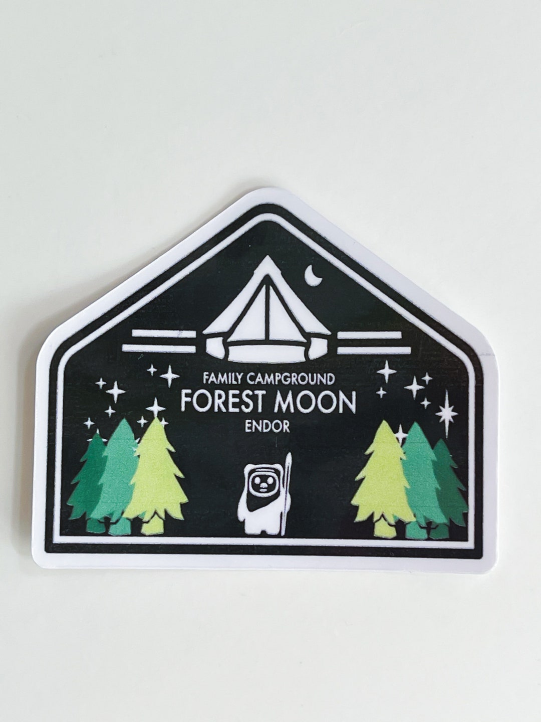 Forest Moon Campground Sticker - Etsy