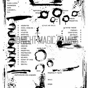 D&D 5e Barbarian Character Sheet
