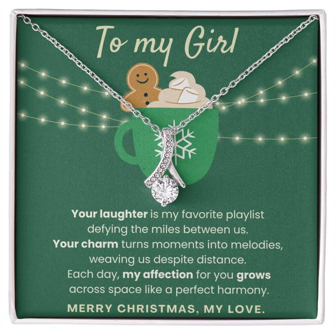 Personalized Romantic Christmas Gift for Girlfriend Etsy