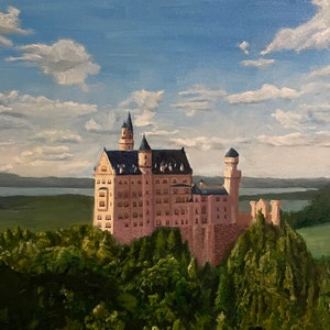 Neuschwanstein Castle Original Art Print