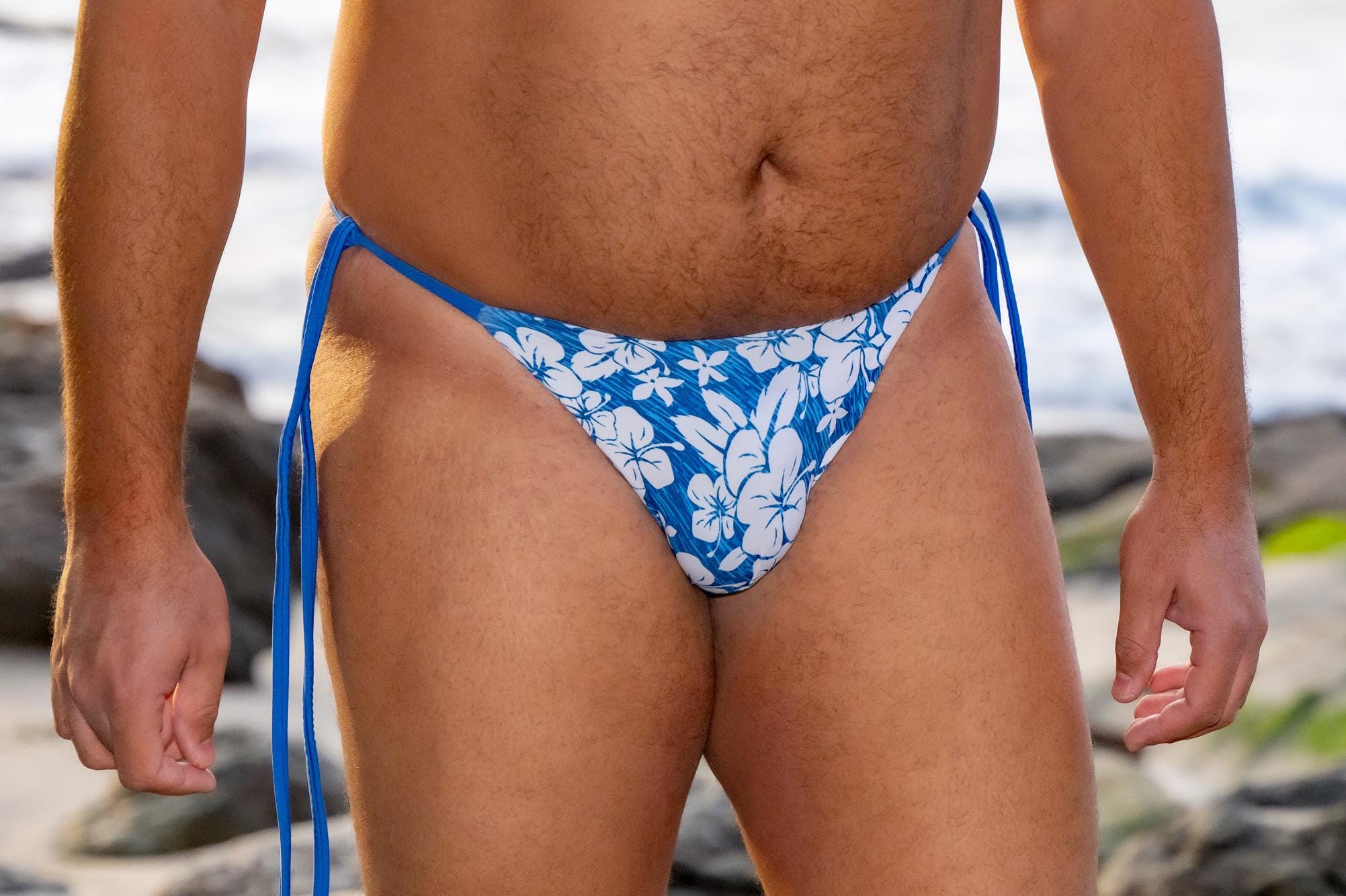 Thong Men's One Sided Speedo One Sided Thong Half Tan Thong