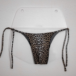Laguna  Tie Side Bikini - Leopard Custom