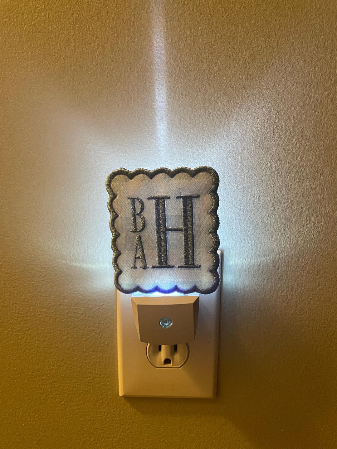 Momogram Tea Light Monogram Night Lights - Etsy