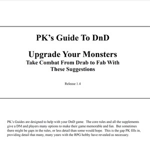 PK&#39;s Guide - Upgrade Your Monsters