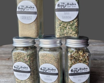 Homegrown Herb Seasoning Mixes