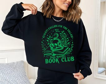 Sudadera del club de lectura de villanos de BookTok Dark Romance / Morally Black Smut