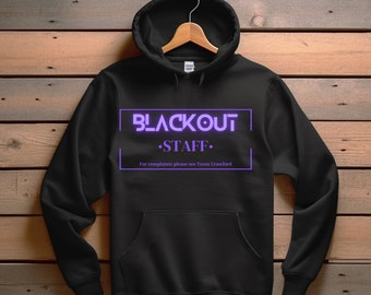 Blackout Staff Kapuzenpullover, Tyson Crawford Design