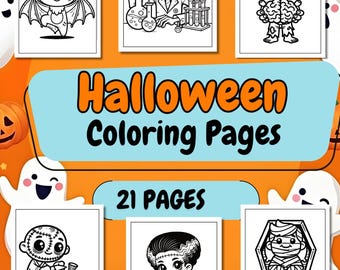 Leuke Halloween Kleurboek Avontuur Halloween Kleurplaten Voor Kinderen Pompoen Zombie Spooky Kleurboek Voor Tiener Volwassenen
