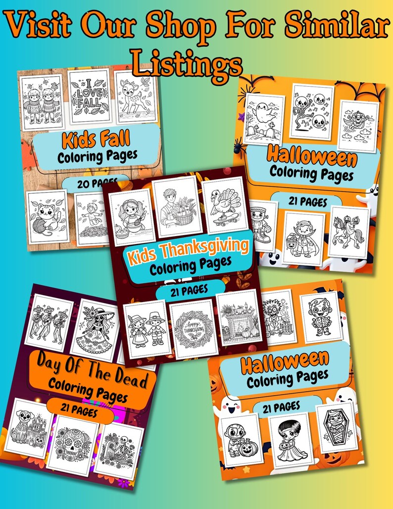 Thanksgiving Coloring Pages for Kids & Adults 21 Fun Printable Designs ...