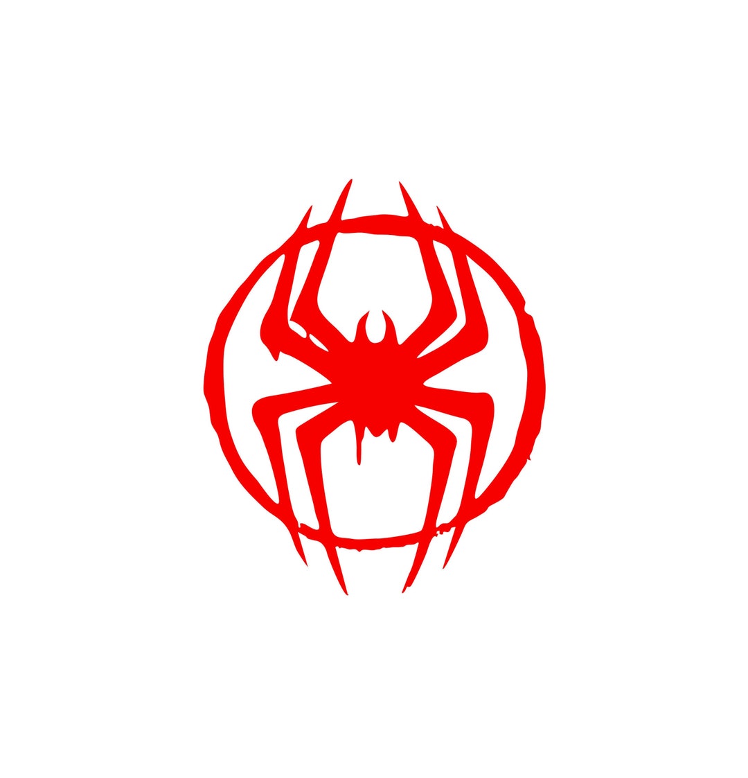Miles Morales Spiderman Logo Vinyl Decal Sticker Label Trendy
