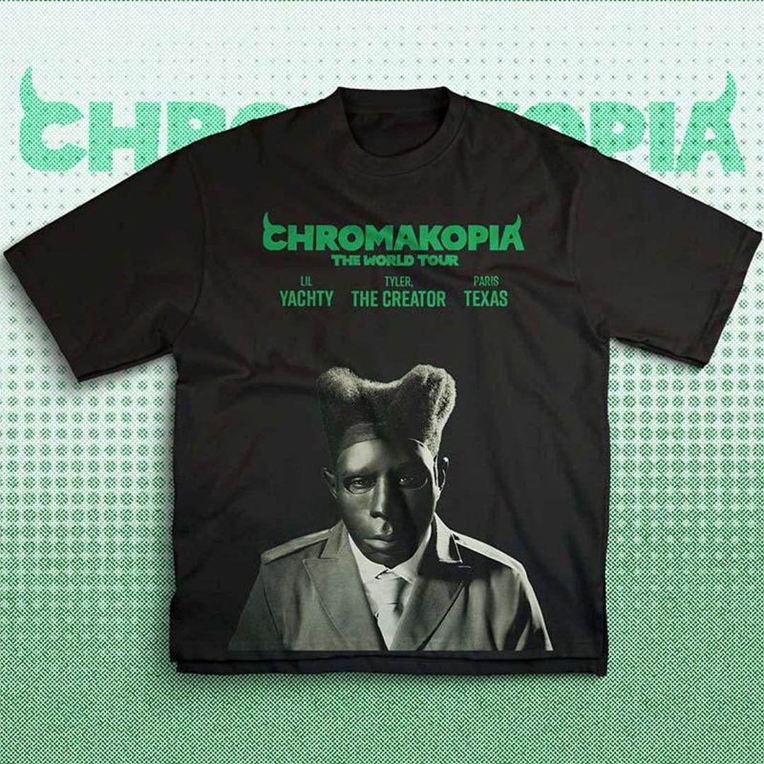 Tyler the Creator World Tour Chromakopia Tour T-shirt Unique Fan Merch ...