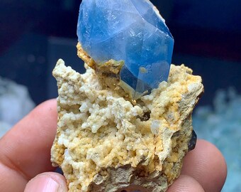 Blue Celestine cluster, Rare minerals, blue Celestine specimen, Anniversary gift, birthday gift, Love, Gifts shop, gift for him, DIY,