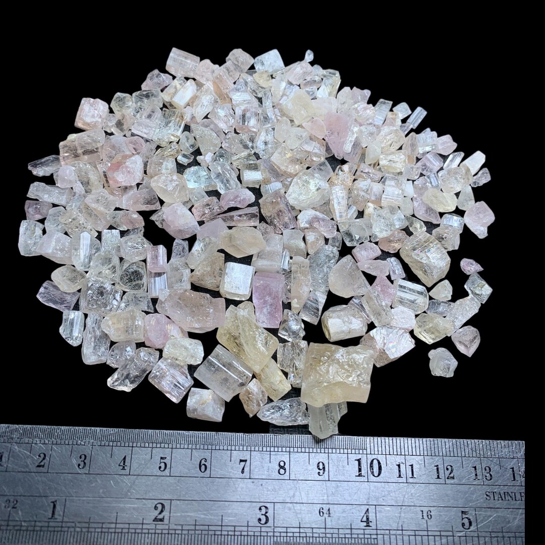 Pink Topaz Rough Imperial Topaz Rough 200 Grams : Pink Topaz Rough and Crystals Lot From ...