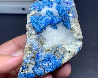 Rare Afghanite crystals on calcite & iron pyrite matrix, afghanite, anniversary gift, love gift, birthday present, DIY, wholesale crystals