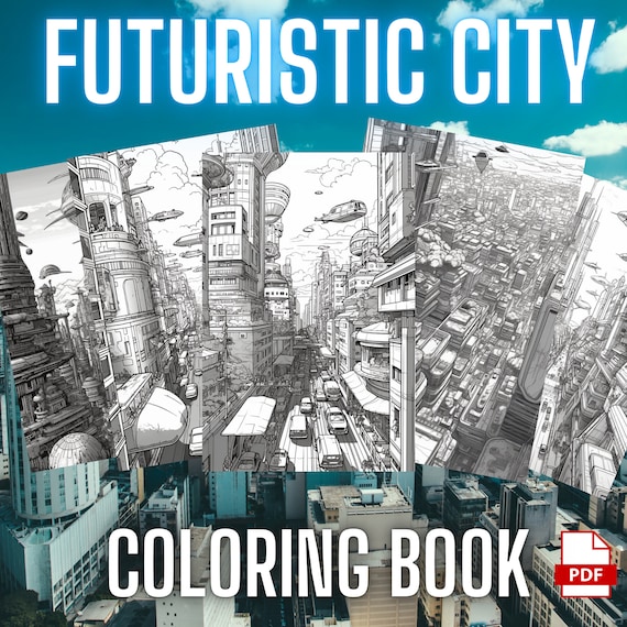 未来的な都市のグラフィックアート 未来の都市3Dシーン。 未来的な都市景観のクリエイティブ