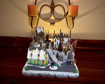 Display Platform (Houses/Accessories NOT Included) for Dept 56 Harry Potter Hogsmeade Winter Village Houses and Figures - Free Shipping