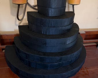 Custom Listing for Becky - Set of Black Semi-Circles for Halloween Tree