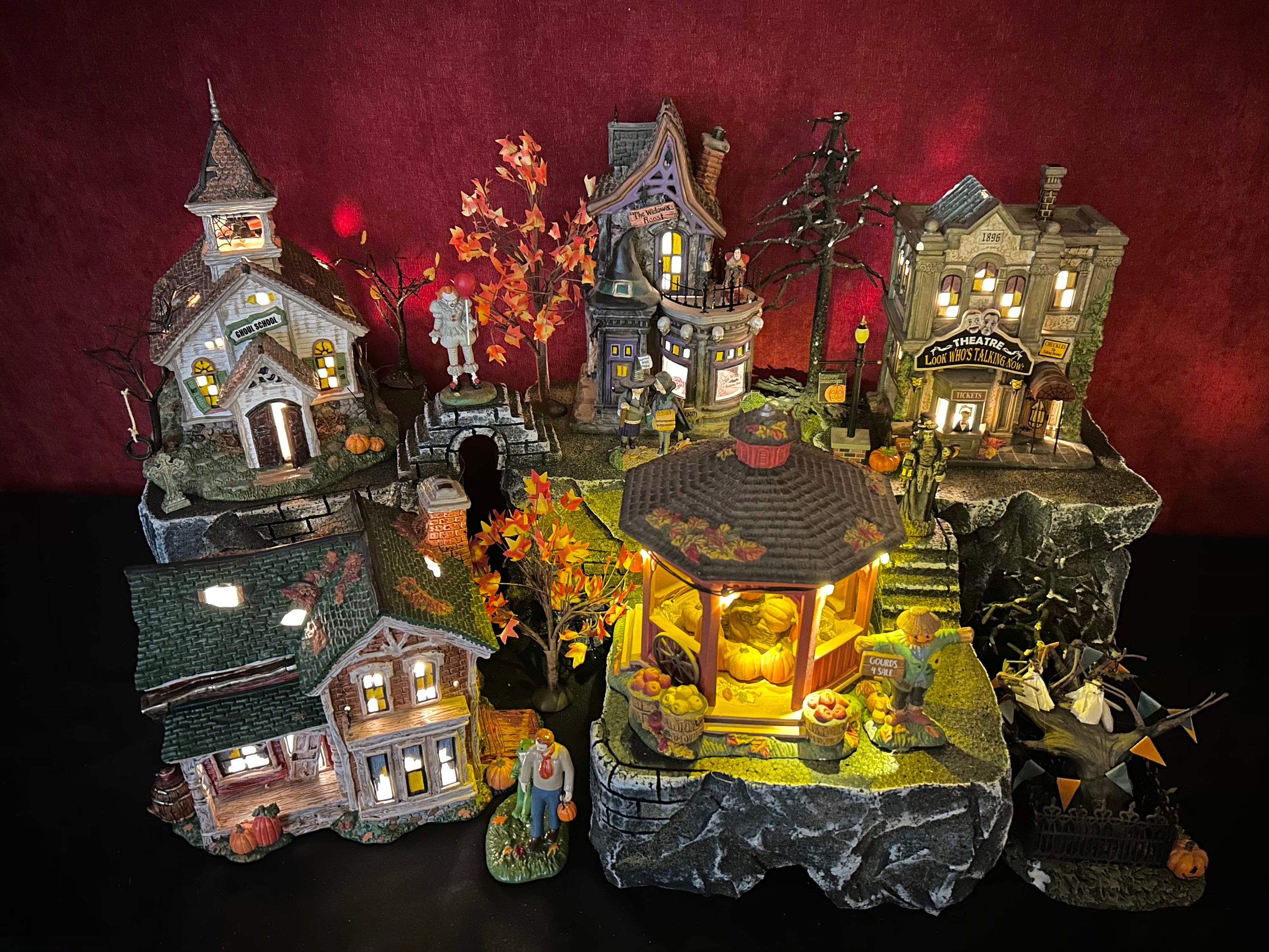 Department 56 Halloween Display Platform - Etsy, image size:3000x2250