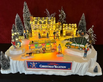 Display Platform (Houses/Accessories NOT Included) for Dept 56 Snow Village National Lampoon’s Christmas Vacation - Free Shipping