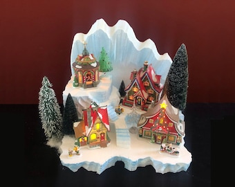 Multi-Level Display Platform (Houses/Accessories NOT Included) for Dept56/Lemax Villages, Free Shipping - In 3 Colors for Christmas Villages