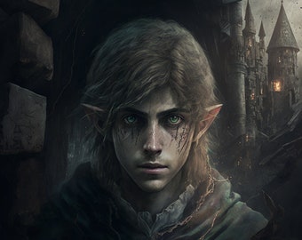 Frodo Baggins a3 canvas print
