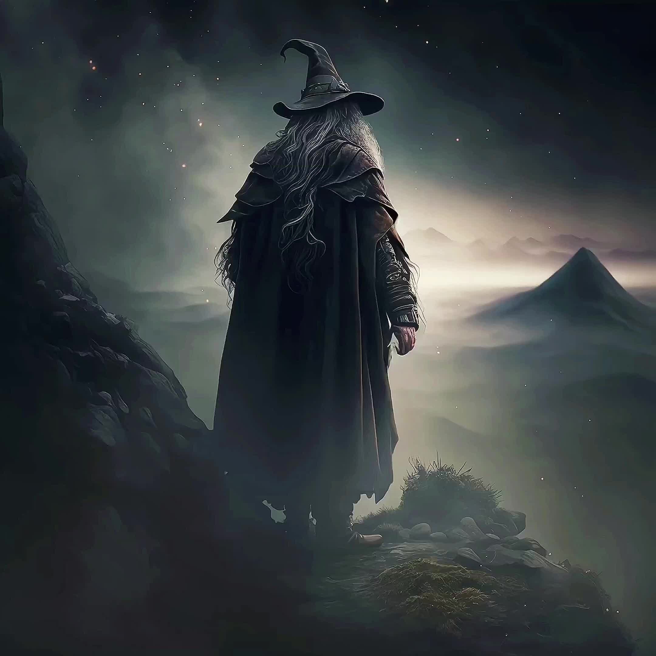 Gandalf the Grey, a3 canvas print