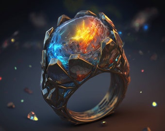 Infinity Stone Ring canvas print