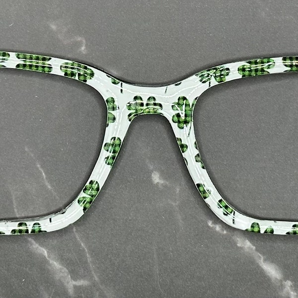 Women's St. Patrick's Day magnetic eyewear toppers for glasses such as Pair.