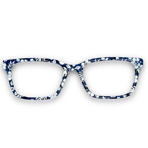 Hawaiian Shirt Print Magnetic Eyewear Toppers for Eyeglasses such as Pair.