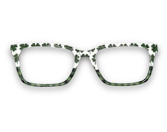 Magnetische St. Patrick's Day-briltoppers voor dames, zoals Pair.