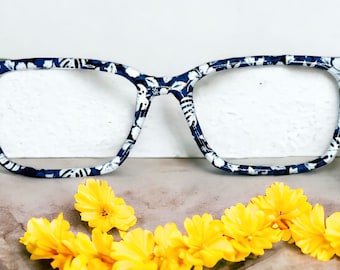 Hawaiian Shirt Print Magnetic Eyewear Toppers for Eyeglasses such as Pair.