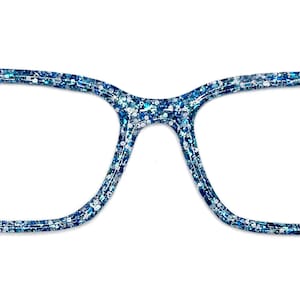 Winter Blues Topper for Magnetic Eyewear such as Pair