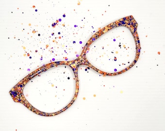 Cast a Spell Halloween Glitter Toppers for Magnetic Eyewear