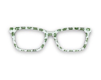 Magnetische St. Patrick's Day-briltoppers voor dames, zoals Pair.