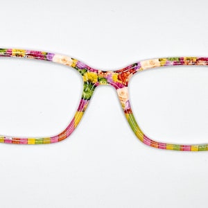Copriocchiali magnetici per occhiali con fiori e strisce luminose per occhiali come Pair