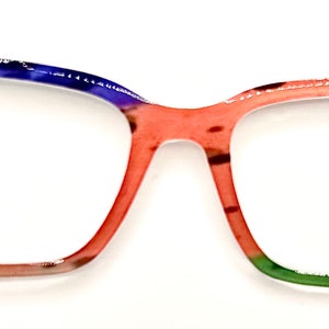 Divertenti decorazioni colorate di Halloween per occhiali magnetici come coppia