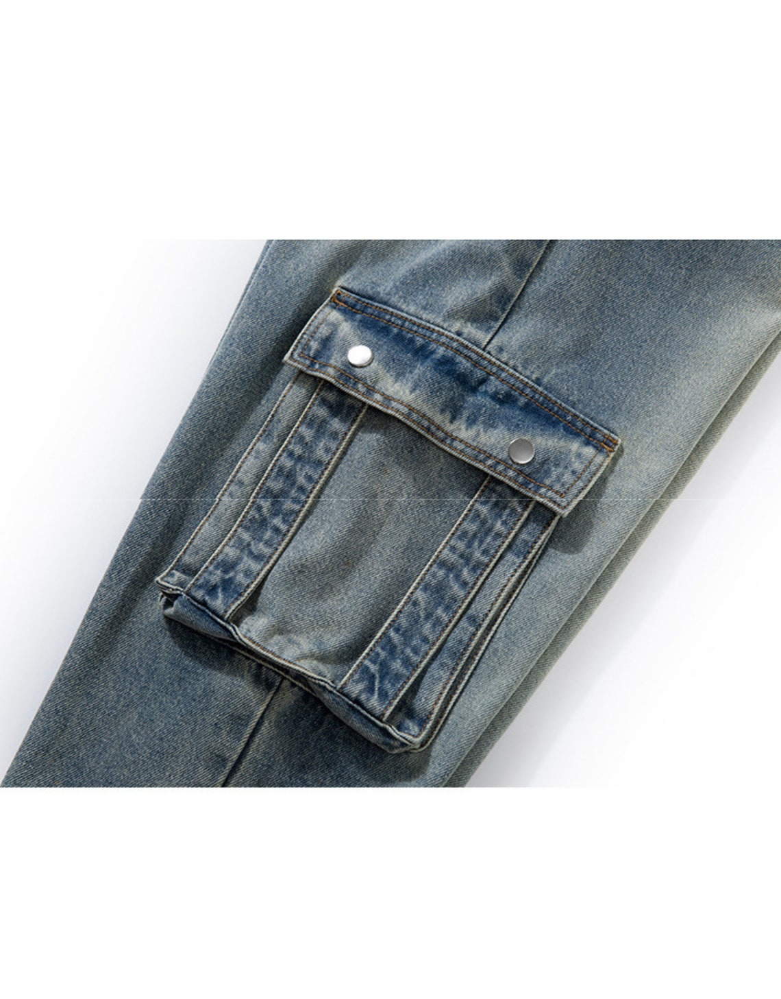 MENS CARGO JEANS Pants, Premiumquality Jeans Baggy Wild Leg Men Jeans ...