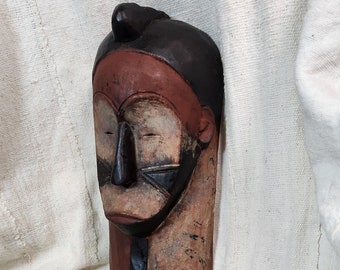 アフリカのヨルバ族の双子像、イベジの木彫り、ナイジェリアの部族の