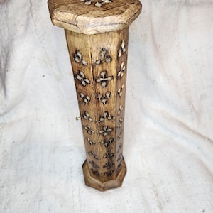 Tall Wood Designed | Incense Stick Holder