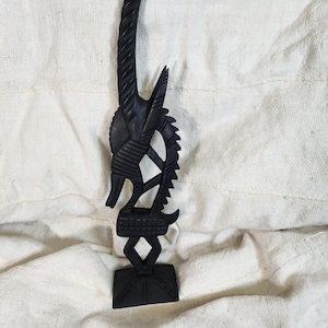 Vintage | Chiwara Bambara Antelope Statue | Masterful African Tribal Art | FREE SHIPPING