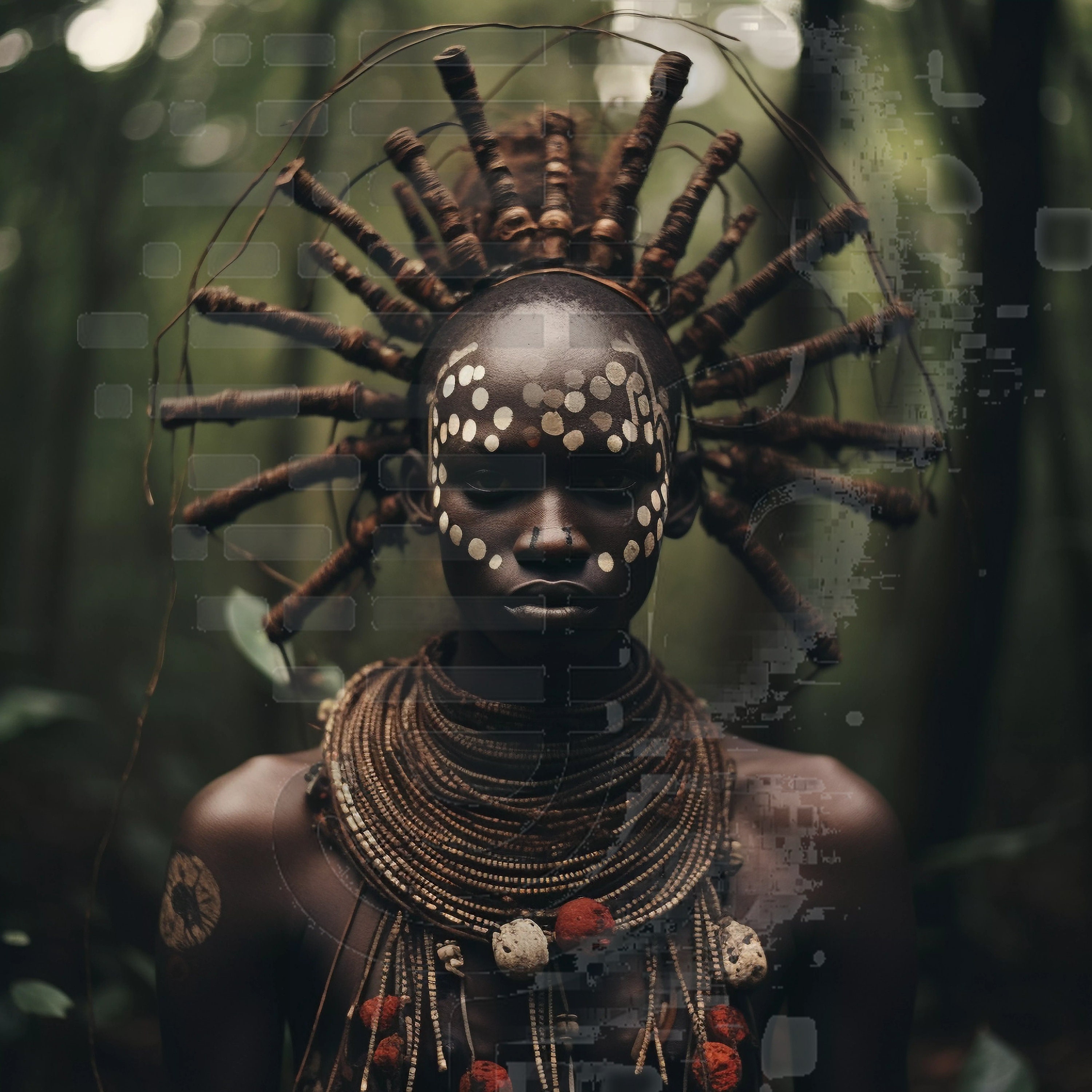 African Abstract Cultural Experience | Digital Art - Etsy