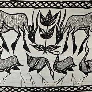 Authentic | Vintage | XLarge Korhogo Cloth | Senufo | FREE SHIPPING | African Wall Art
