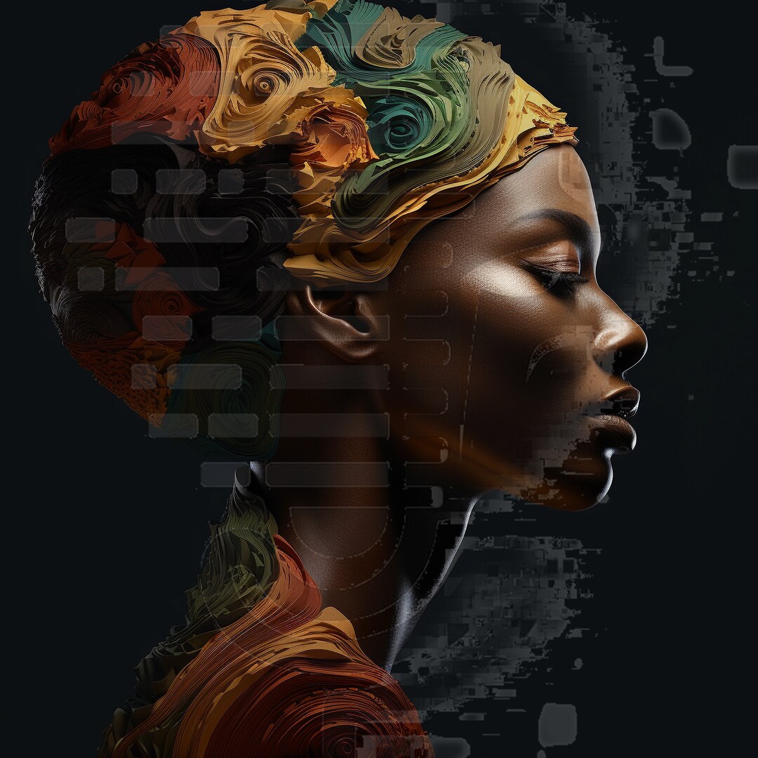 African Abstract Cultural Experience | Digital Art - Etsy